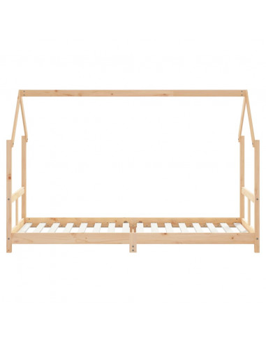 Giroletto per Bambini 80x200 cm in Legno Massello di Pino