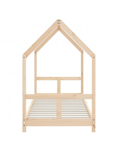 Giroletto per Bambini 80x200 cm in Legno Massello di Pino