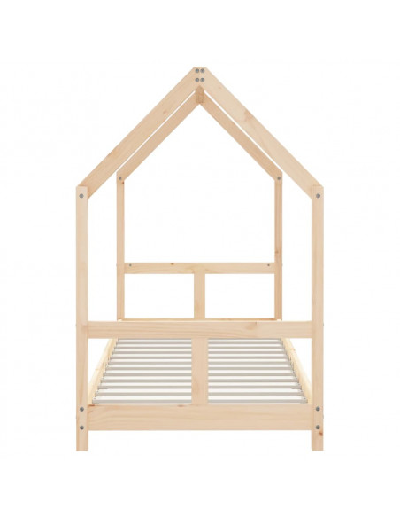 Giroletto per Bambini 80x200 cm in Legno Massello di Pino