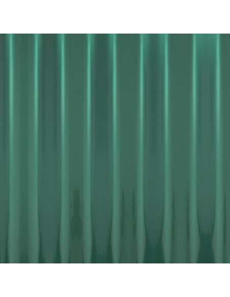 Pannelli Tetto 36pz Acciaio Verniciato a Polvere Verde 80x36 cm