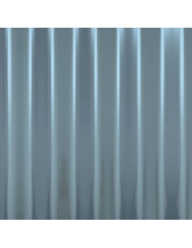 Pannelli Tetto 36pz Acciaio Verniciato a Polvere Grigio 80x36cm