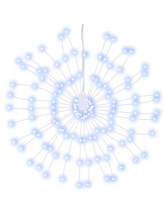 Illuminazioni di Natale Galassia 140 LED 2pz Bianco Freddo 17cm 2