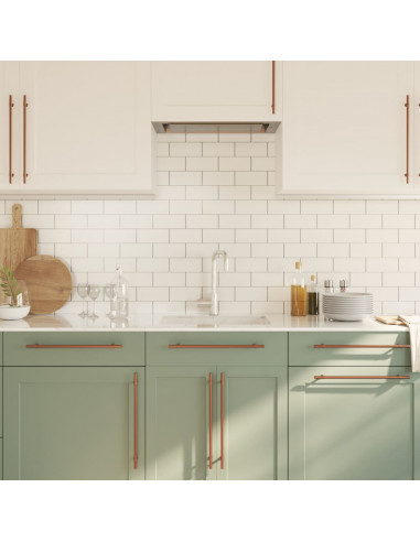 Maniglie per Mobili 20 pz Bronzo 320 mm in Acciaio Inox