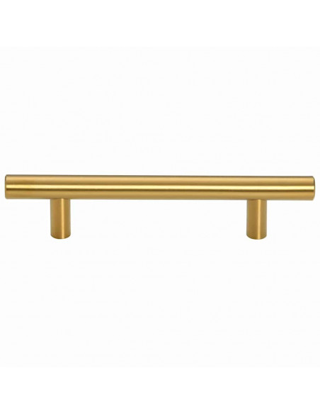 Maniglie per Mobili 10pz Oro 96mm in Acciaio Inox