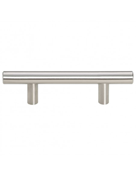 Maniglie per Mobili 10pz Argento 64mm in Acciaio Inox