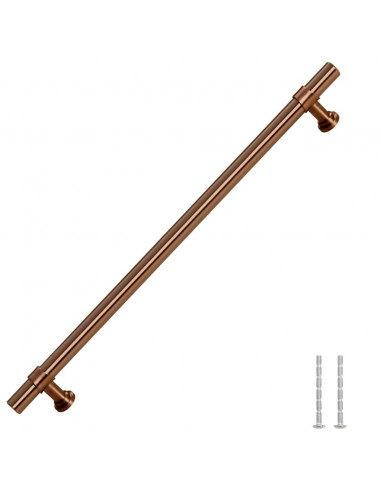 Maniglie per Mobili 5pz Bronzo 224mm in Acciaio Inox