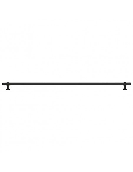 Maniglie per Mobili 5pz Nere 480mm in Acciaio Inox