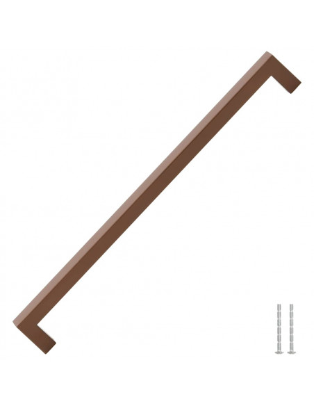 Maniglie per Mobili 5pz Bronzo 320mm in Acciaio Inox