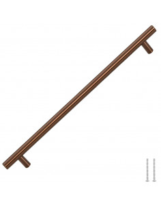 Maniglie per Mobili 5pz Bronzo 320mm in Acciaio Inox 2