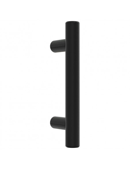 Maniglie per Mobili 20pz Nere 64 mm in Acciaio Inox
