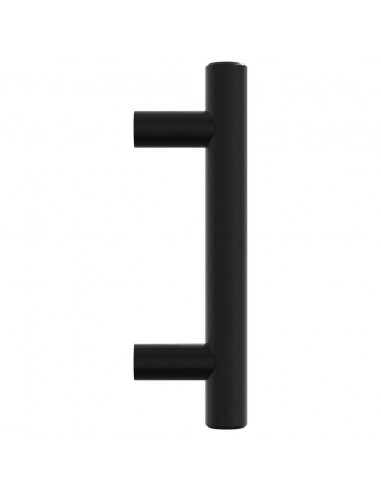 Maniglie per Mobili 20pz Nere 64 mm in Acciaio Inox