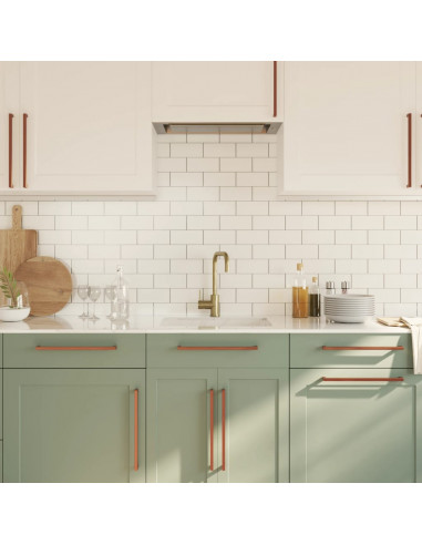 Maniglie per Mobili 10 pz Bronzo 320 mm in Acciaio Inox