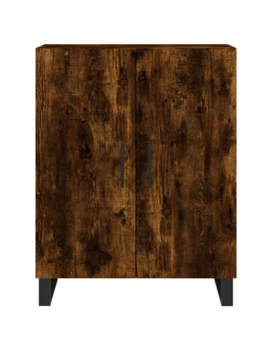 Credenza Rovere Fumo  69,5x34x180 cm in Legno Multistrato