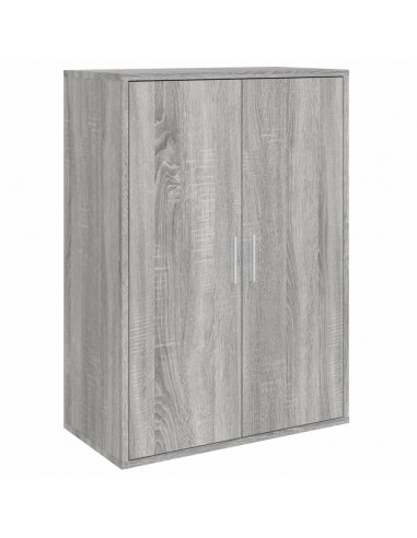 Credenze 2 pz Grigio Sonoma 60x31x84 cm in Legno Multistrato
