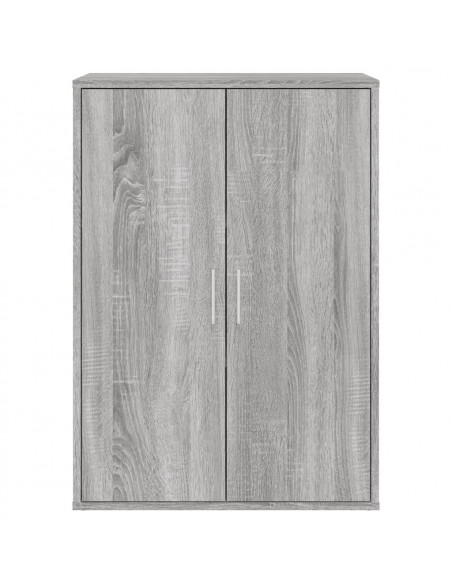 Credenze 2 pz Grigio Sonoma 60x31x84 cm in Legno Multistrato