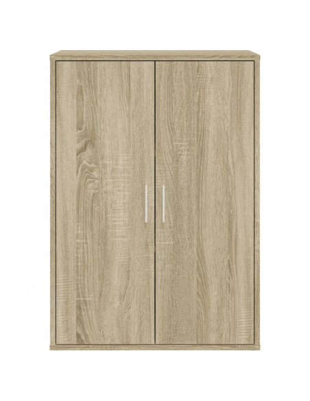 Credenze 2 pz Rovere Sonoma 60x31x84 cm in Legno Multistrato
