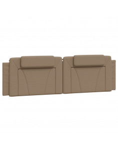 Giroletto con Testiera Cappuccino 180x200 cm in Similpelle 2