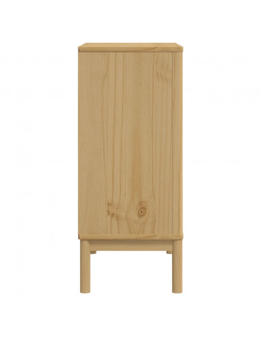 Cassettiera FLORO Marrone Cera in Legno Masselo di Pino