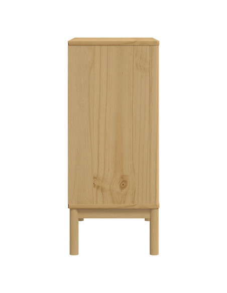 Cassettiera FLORO Marrone Cera in Legno Masselo di Pino