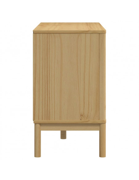 Cassettiera FLORO Marrone Cera in Legno Masselo di Pino