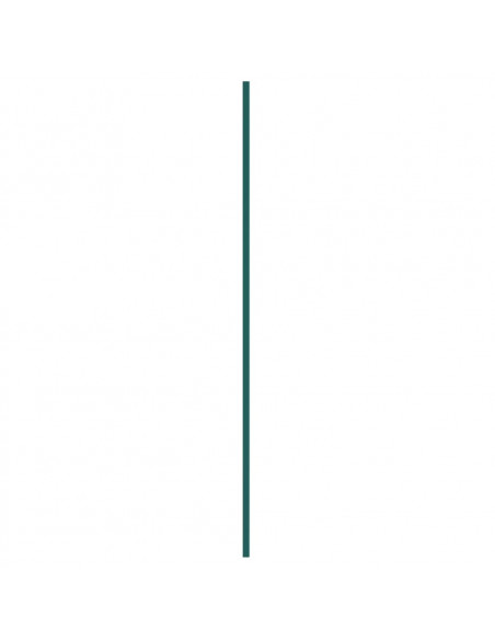 Pannelli da Tetto 12 pz in Acciaio Zincato Verde 80x45 cm