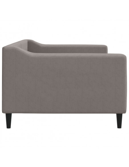 Letto da Giorno Tortora 90x200 cm in Tessuto