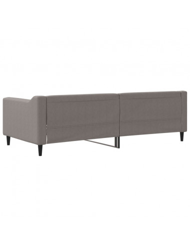 Letto da Giorno Tortora 90x200 cm in Tessuto