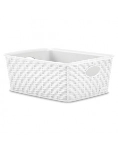 Cesta Stefanplast 30970 ELEGANCE Medium High Bianco Bianco