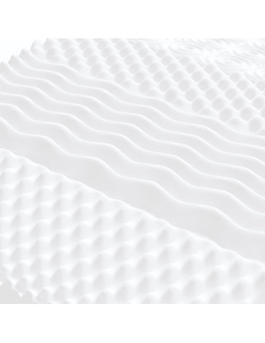 Divano Letto Estraibile con Materassi Crema 100x200 cm Tessuto