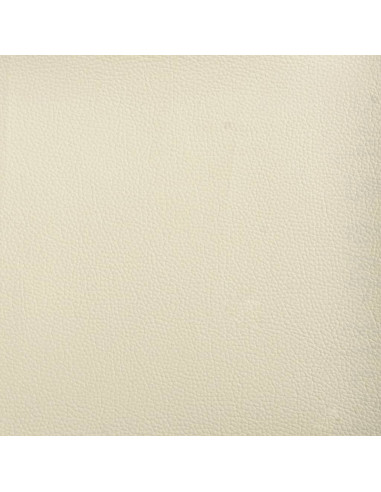 Divano Letto Estraibile con Materassi Crema 90x200cm Similpelle