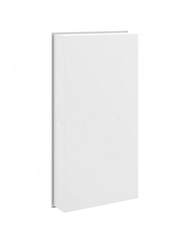 Nicchia per Doccia Bianco Opaco 32x62x9cm in Acciaio Inox