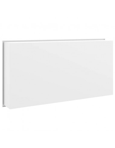 Nicchia per Doccia Bianco Opaco 62x32x9cm in Acciaio Inox