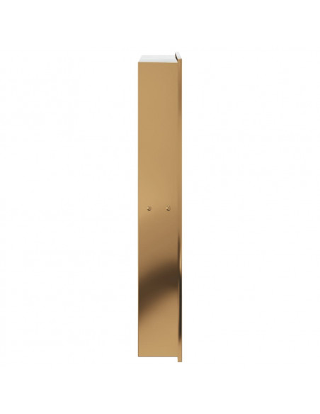 Nicchia per Doccia Oro Spazzolato 32x62x9cm in Acciaio Inox