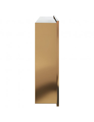 Nicchia per Doccia Oro Spazzolato 62x32x9cm in Acciaio Inox
