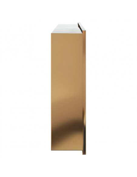 Nicchia per Doccia Oro Spazzolato 62x32x9cm in Acciaio Inox