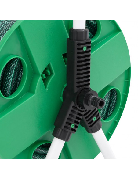 Avvolgitubo Verde Autoportante con Tubo 30 m PVC