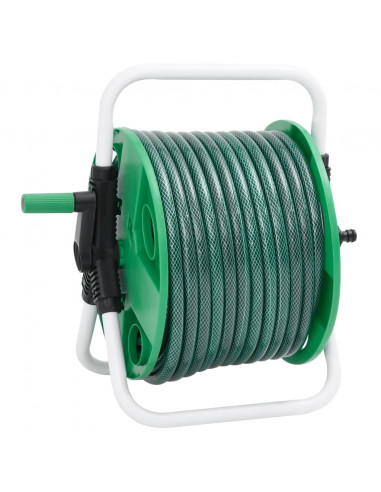 Avvolgitubo Verde Autoportante con Tubo 50 m PVC