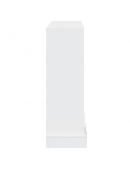 Cornice per Camino Bianca 100x30x87,5 cm in Truciolato