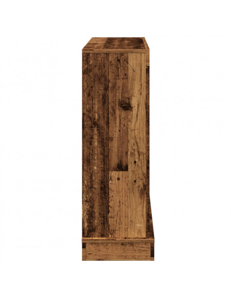 Cornice per Camino Legno Antico 100x30x87,5 cm in Truciolato