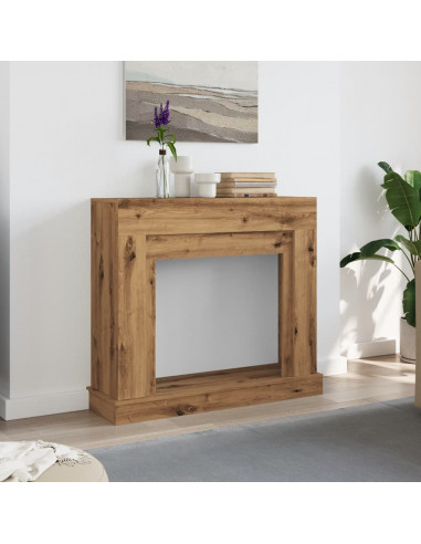 Cornice per Camino Rovere Artigianale 100x30x87,5 cm Truciolato