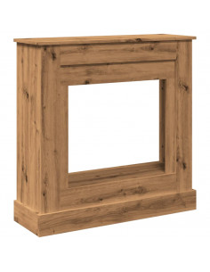 Cornice per Camino Rovere Artigianale 90x30x90 cm Truciolato