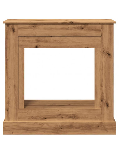 Cornice per Camino Rovere Artigianale 90x30x90 cm Truciolato