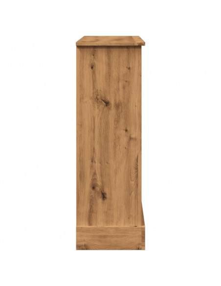 Cornice per Camino Rovere Artigianale 90x30x90 cm Truciolato