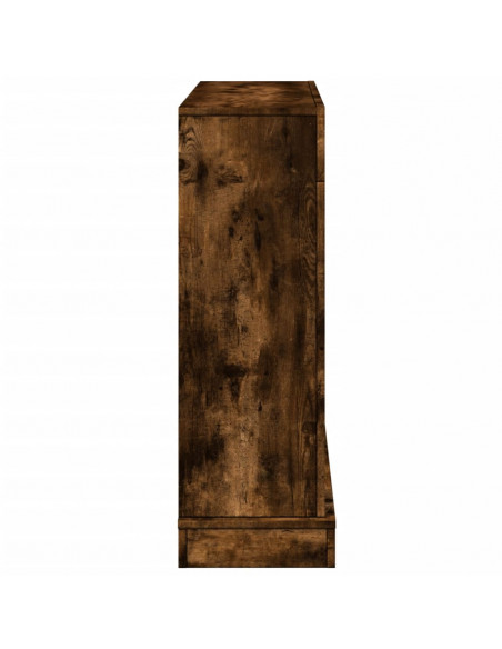 Cornice per Camino Rovere Fumo 100x30x87,5 cm in Truciolato