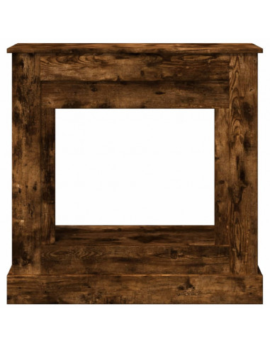 Cornice per Camino Rovere Fumo 90x30x90 cm in Truciolato