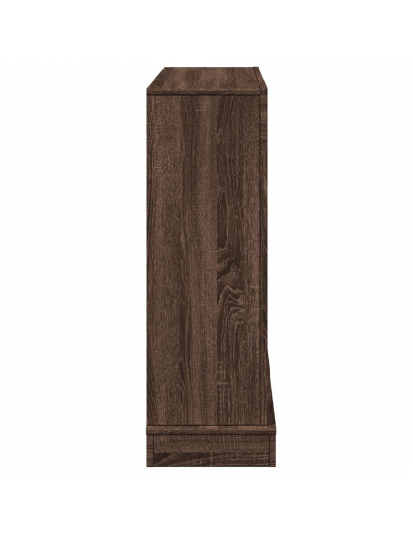 Cornice per Camino Rovere Marrone 100x30x87,5 cm in Truciolato