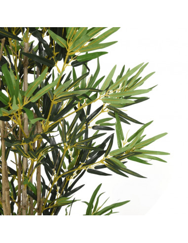 Albero Bambù Artificiale 1380 Foglie 200 cm Verde