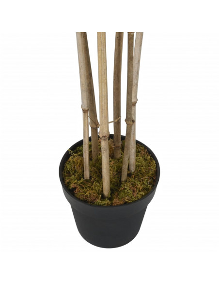 Albero Bambù Artificiale 1380 Foglie 200 cm Verde