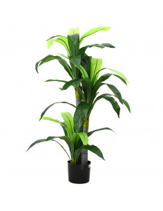 Albero di Dracaena Artificiale 36 Foglie 120 cm Verde