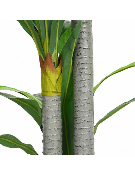 Albero di Dracaena Artificiale 36 Foglie 120 cm Verde